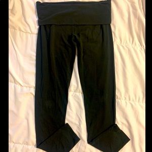 VS Most Loved Black Yoga Legging Fold Over S